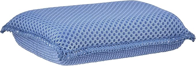 Microfiber Sponges for Dishes Kitchen Sponges Non-Scratch Sponge Dish Scrubber Heavy Duty Household Cleaning Sponges Multi-Purpose Cleaning Supplies Dish Sponge Kitchen Sponges Pack of 1