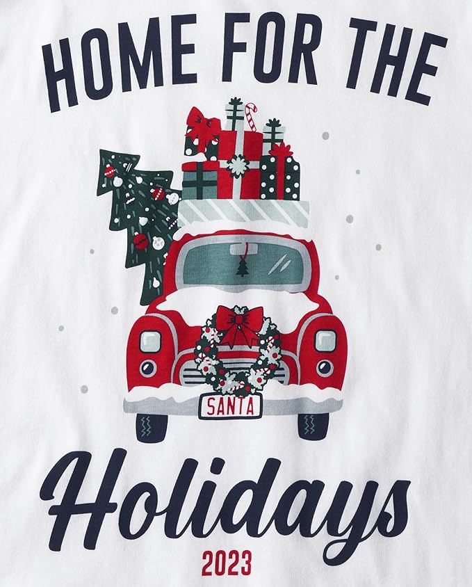 The Children's Place Kids' Holiday Long Sleeve Pajamas