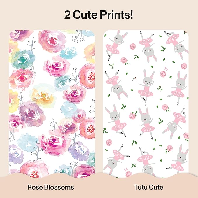 The Honest Company Clean Conscious Diapers for Delicate Skin Up to 100% Leakproof Hypoallergenic Fragrance-Free Baby Girl Prints Club Box Size 2 (12–18 lbs) 72 Count (Prints May