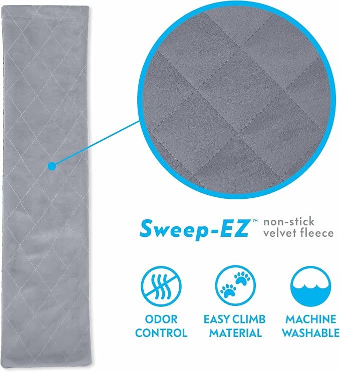 Paw Inspired Fitted Fleece Exit Ramp Cover for Critter Nation Cage, Gray | Exit Ladder Liner for Ferret Nation/Critter Nation Cage, For Ferrets, Rats, Chinchillas, Hedgehogs, Small Animals, Pets