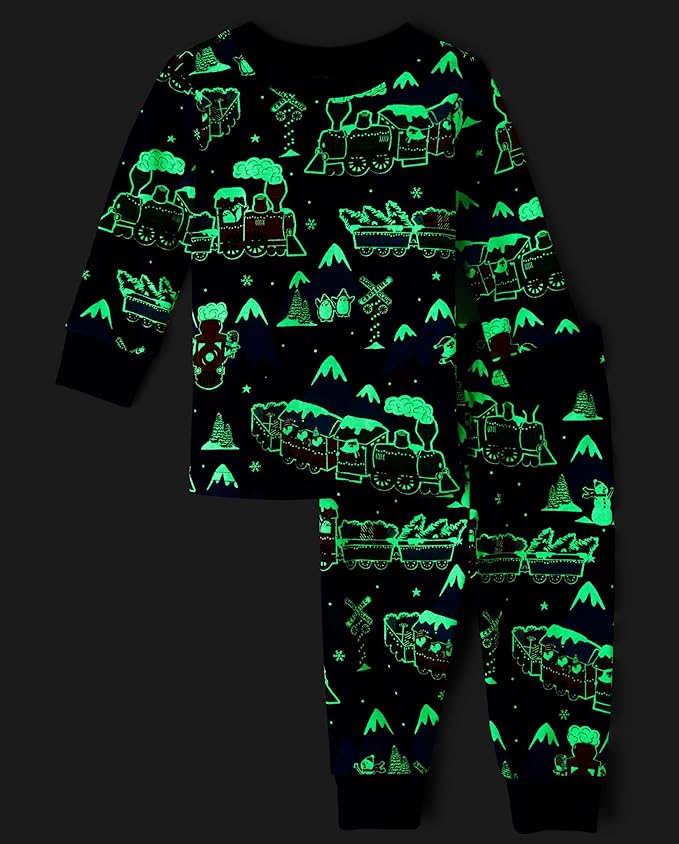 The Children's Place unisex-baby And Kids, Sibling Matching, Holiday Pajama Sets, Cotton