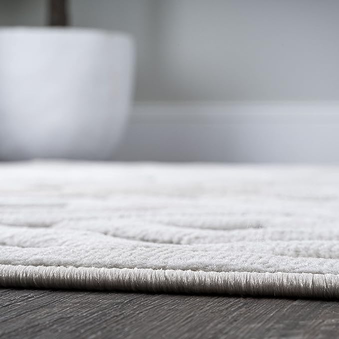 JONATHAN Y Diamond Trellis Indoor Outdoor Area Rug 4X6 Ivory, Portmany Neutral for Backyard, Patio, Porch, Easy-Cleaning, High Traffic, Pet-Friendly, Non-Shedding (IBZ104D-4)