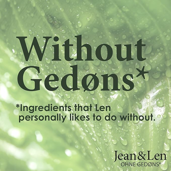 Jean & Len Hand Soap Rosemary & Ginger, with Hand Cream, liquid soap in dispenser gently cleanses hands, hand cream nourishes intensively, paraben free, Soap 8.4 Fl. Oz. + Hand Cream 2.54 Fl. Oz.