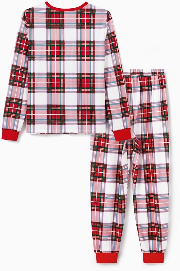 PATPAT Christmas Family Matching Pajama Sets Includes Christmas Socks - Perfect for Family Photos & Holiday Celebrations