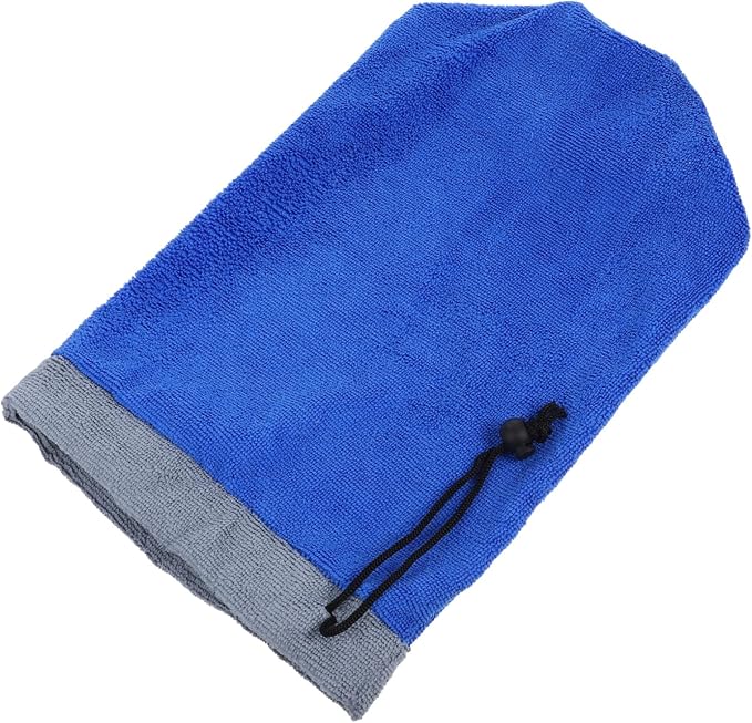 TOYANDONA Absorbent Pet Bath Towel Squirrel Grooming Accessory Drawstring Bathrobe for Ferret Small Animal Towel Bag Fast Drying for Rabbit Bearded Dragon
