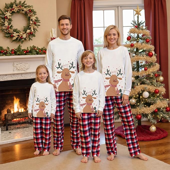Christmas Pajamas for Family Matching Family Christmas Pajamas Set PJS Holiday Xmas Family Jammies Sleepwear