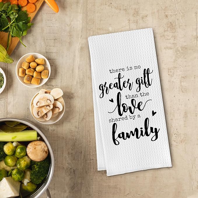 Family Kitchen Towels,Family Hand Towels,Family Dish Towel,Family Tea Towels,Family Kitchen Bathroom Decor,Housewarming Gifts for New House,Family Tea Towels for Kitchen,16 X 24