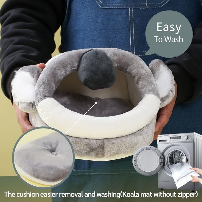 JanYoo Warmer Hedgehog Supplies Toys House Cage Accessories Bed Sleeping Bag (L,Koala)