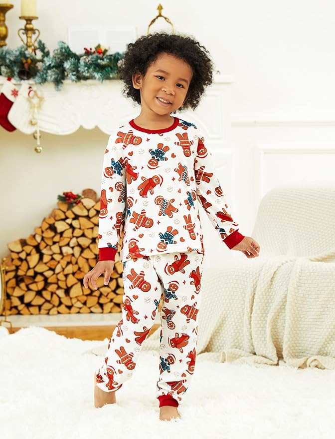 PATPAT Christmas Family Matching Pajama Sets Includes Christmas Socks - Perfect for Family Photos & Holiday Celebrations