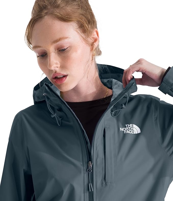 THE NORTH FACE Women's Alta Vista Rain Jacket | 3 Piece Hood With Adjustable Cinch-cord, Waterproof, Breathable