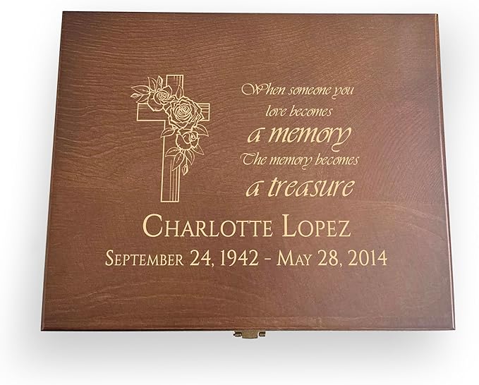 Memorial gift box, memorial Keepsake gifts, memory box, sympathy - bereavement - remembrance gift, in loving memory