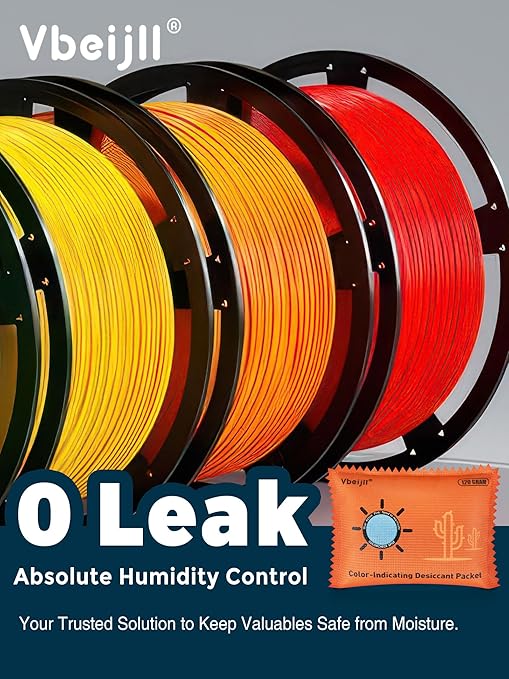 120 Gram (15 Pack) Color-Indicating Desiccant Packs for Storage, Rechargeable Silica Gel Packets, Moisture Absorbers for Gun Safe, 3D Filaments, Cars, Safe, Electronics, Toolboxes