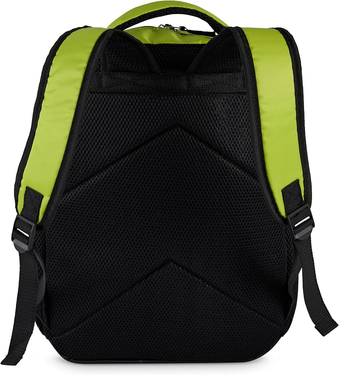 AI ACCESSORY INNOVATIONS Dr. Suess’s The Grinch Backpack for Boys & Girls Featuring a Big Face Grinch, 16”Bookbag w/Molded Nope Dangle, Green