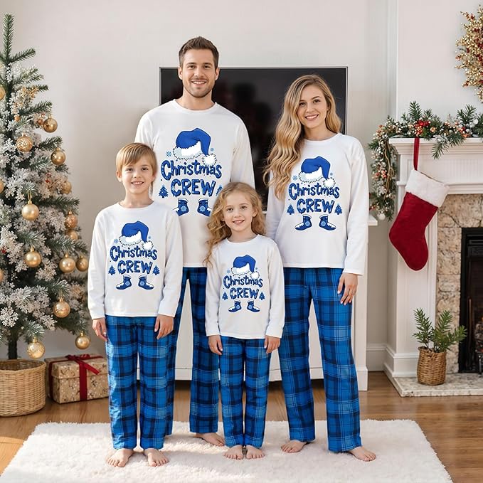 2024 Family Matching Pajamas Sets - Christmas Pjs Sleepwear Outfits for Holiday & Xmas Party