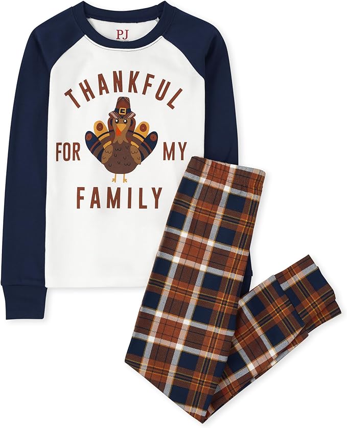 The Children's Place Kids' Holiday Long Sleeve Pajamas