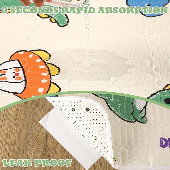 UPINS 2Piece Guinea Pig Pee Pads,47 X24 Inches Guinea Pig Cage Liner | Reusable Guinea Pig Mat, for Small Animals Hamster Rabbit Squirrel