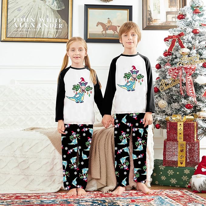 WephuPSho Christmas Family Matching Pajamas, Festive Xmas Jammies Sets for the Whole Family, Holiday Pjs Christmas
