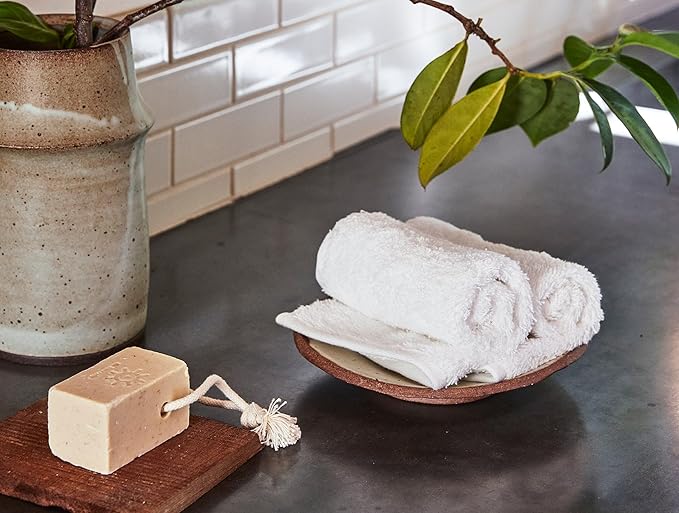 Coyuchi Cloud Loom Organic Towels, Hand Towel - Alpine White (20" x 30")