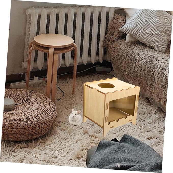 Kisangel Hamster Digging Toy Soft Hideout Tunnel for Small Animals Encourages Exploration and Exercise Easy to Hamster Box Fun Activities for Pet Enrichment