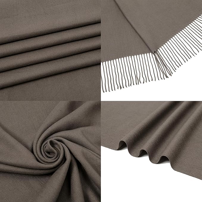 RIIQIICHY Women's Scarf Pashmina Shawls and Wraps for Evening Dress Bridesmaid Wedding Bridal Winter Warm Long Large Scarves