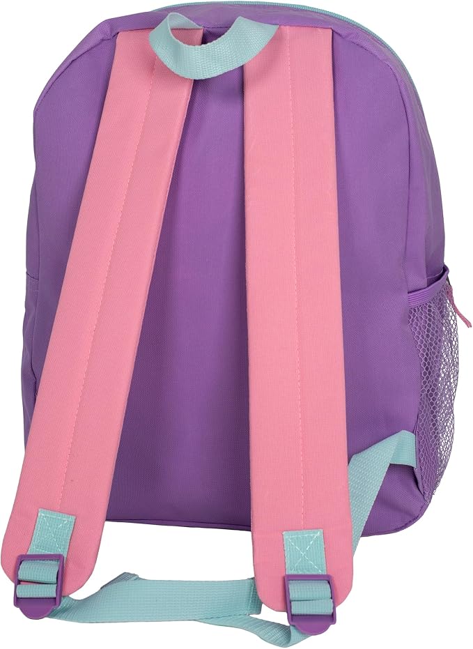 AI ACCESSORY INNOVATIONS Gabby's Dollhouse Kids Backpack, Elementary School Girls Book Bag with Padded Straps, Purple