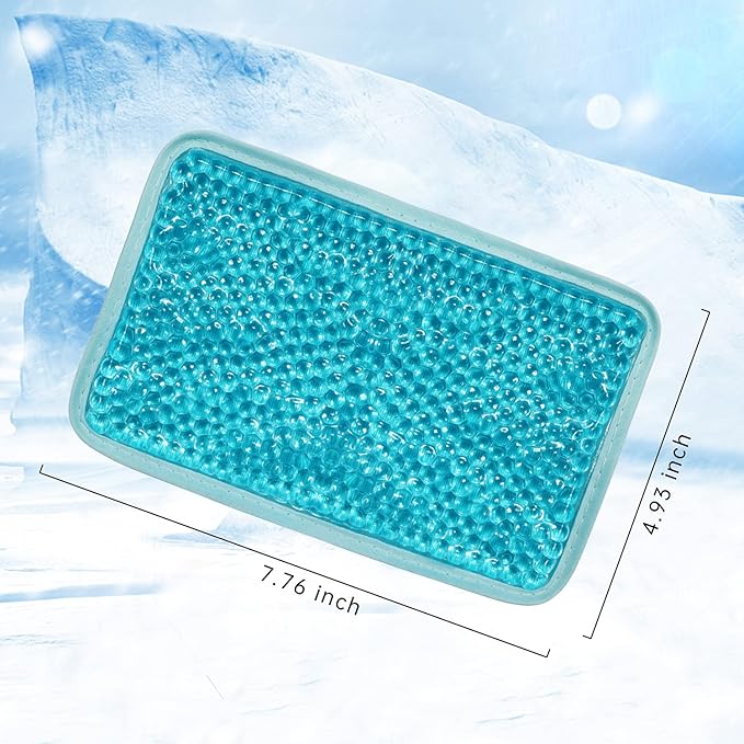Gel Ice Pack Ice Bag with Strap-Reusable Hot & Cold Pack Compress Therapy for Pain, Swelling,Injuries of Knee, Shoulder, Foot, Back, Ankle, Neck, Hip, Elbow,Wisdom Tooth (Blue-2Pack)