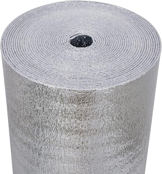 INSULATION MARKETPLACE SmartSHIELD -3mm 48inx25ft ReflectiveINSULATION roll, Foam Core Radiant Barrier, Thermal FoilINSULATION - Engineered Foil