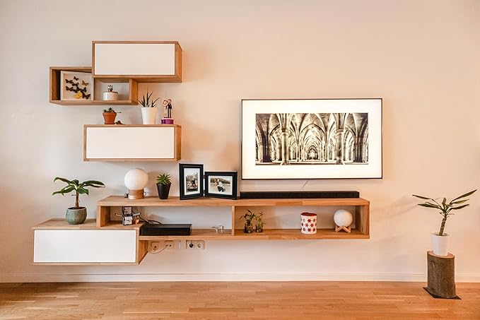 Horizontal & Verticall 4X6 Picture Frames Double Hinged Wood Folding Photo Frames with Real Glass Front Fit for Desktop or Tabletop, White XBAI-H64-V46