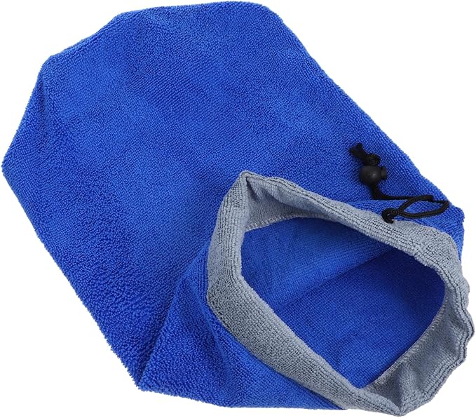 Flannel Pet Grooming Towel for Ferret Small Animals Fast Drying Bathrobe Drawstring Soft Absorbent Ferret Cleaning Accessories