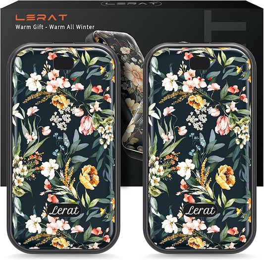 LEART Hand Warmers Rechargeable,2 Pack Electric Hand Warmers,3-Second Fast Heating,3 Heat Settings,Portable & Lightweight Gifts for Women Men,Outdoor,Camping,Hiking,Skiing,Hunting,Travel