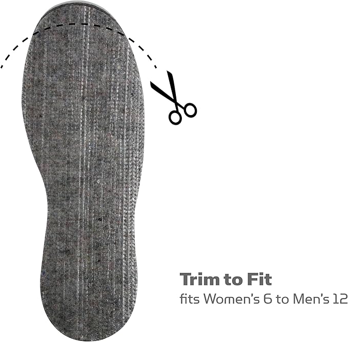 Yaktrax Thermal Cold Weather Insoles for Men and Women, 1 Pair