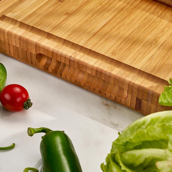 AWESOMETIK Engraved Bamboo Cutting Board – Personalized Charcuterie Board for Brides, Parents, Couples & Special Occasions