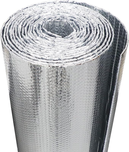 Double Bubble Reflective Insulation,Window Insulation for Winter, 23.6" x 10 Ft RV Insulation for Heat Insulation,Thermal Insulation Shield