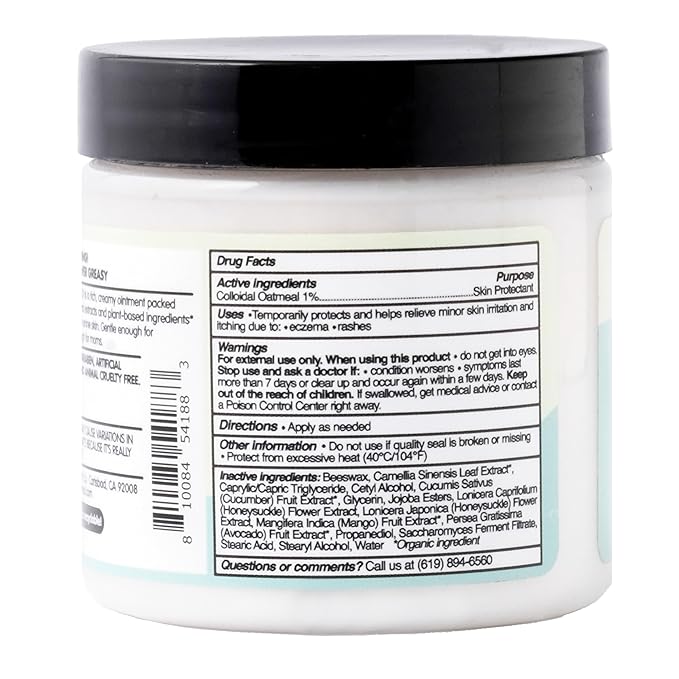 TUBBY TODD All Over Ointment Baby Eczema Cream, Everyday Multi-Purpose Baby Skin Relief Cream, Sensitive and Dry Skin, Rash & Irritation - Steroid & Gluten Free, Fragrance-Free, 8 oz, 2 Pack