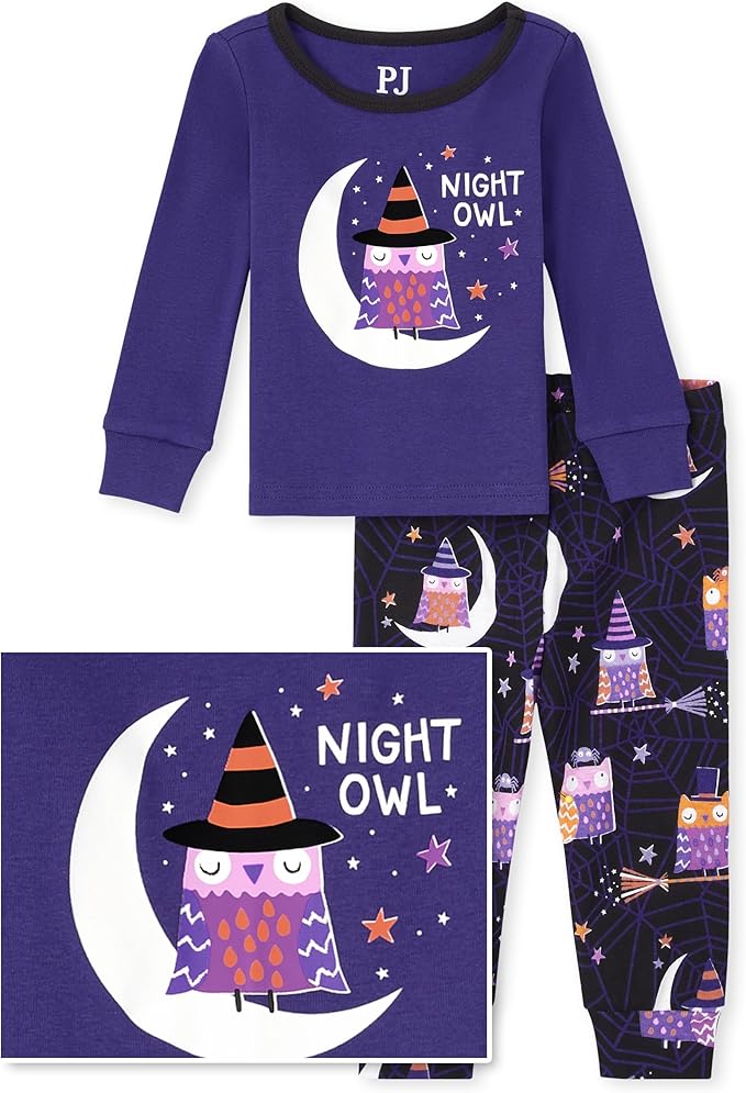 The Children's Place Kids' Holiday Long Sleeve Pajamas