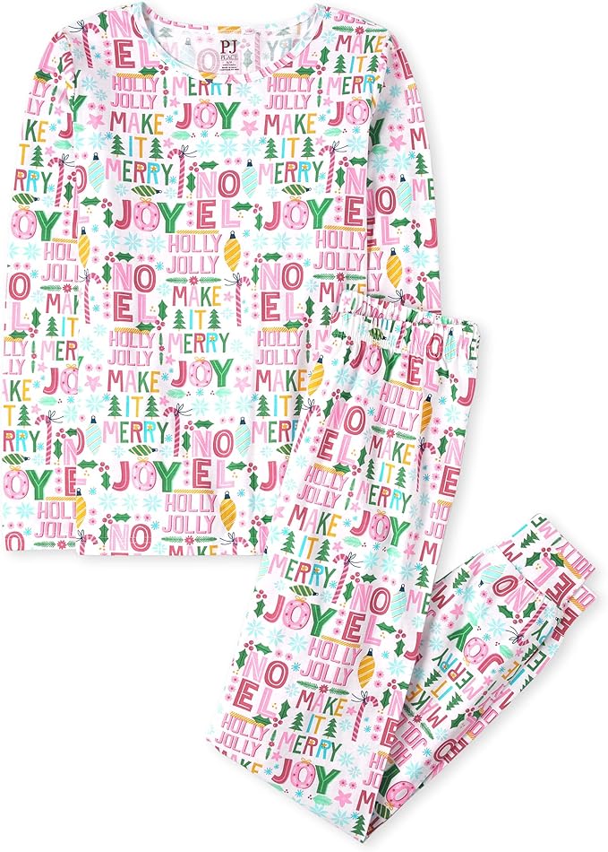 The Children’s Place Family Matching, Christmas and Holiday Pajama Sets, Cotton