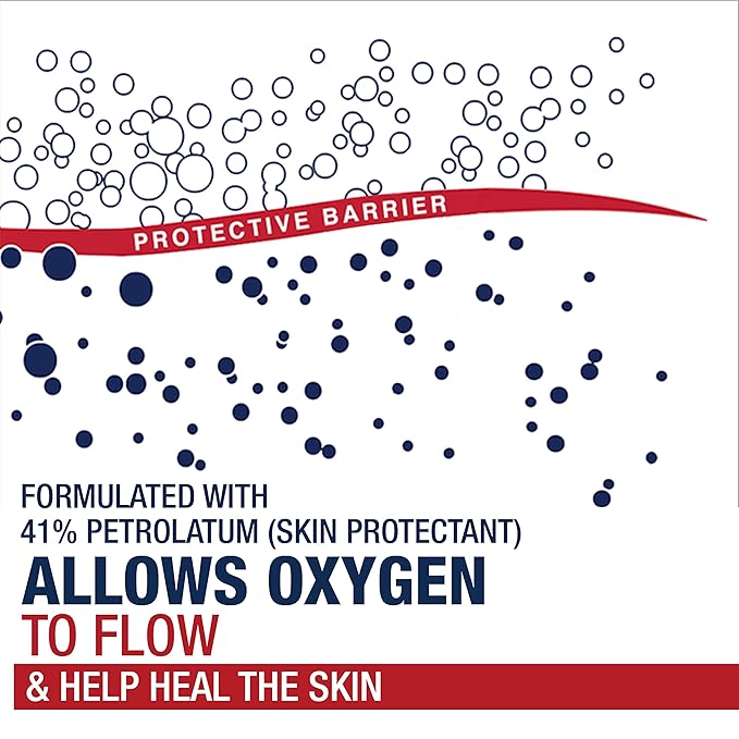 Aquaphor Healing Ointment - Skin Protectant for Dry Cracked Skin - Hands, Heels, Elbows - 2.8 oz Jar (Pack of 3)