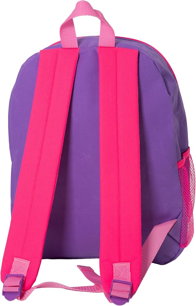 AI ACCESSORY INNOVATIONS Barbie Backpack for Girls, Elementary School Book Bag with Padded Straps, Pink