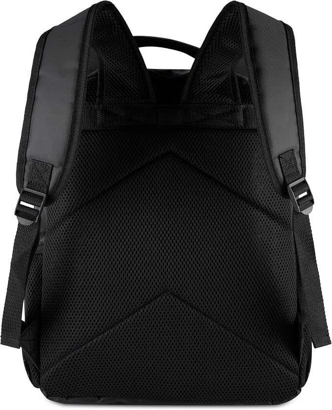 AI ACCESSORY INNOVATIONS How to Train Your Dragon Toothless Backpack, Black 16 Inch School Bag with 3D Face Applique, Green Eyes, Lightning Bolt Keychain, for Boys and Girls