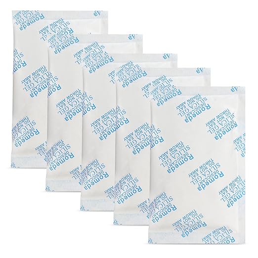 85 Pcs 5 Gram Silica Gel Packs, Transparent Desiccant, Desiccant Packets for Storage, Moisture Packs for Spices Jewelry Shoes Boxes Electronics Storage