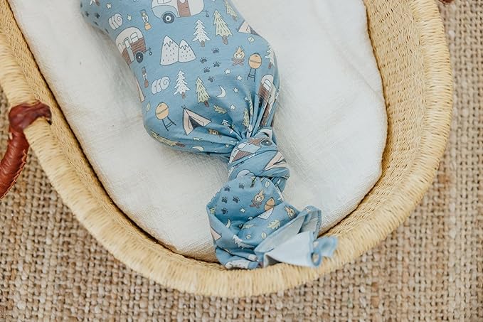 Copper Pearl Baby Swaddle Blanket - Premium Knit Baby Blanket, Large Soft Stretchy Receiving Blankets for Baby Boy and Girl, Swaddles for Newborn, Infant, and Toddler (Bridger)