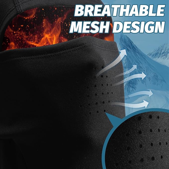 West Biking Balaclava Ski Mask Warm Face Mask for Cold Weather Lightweight Windproof Thermal Winter Scarf Face Mask Men Wome