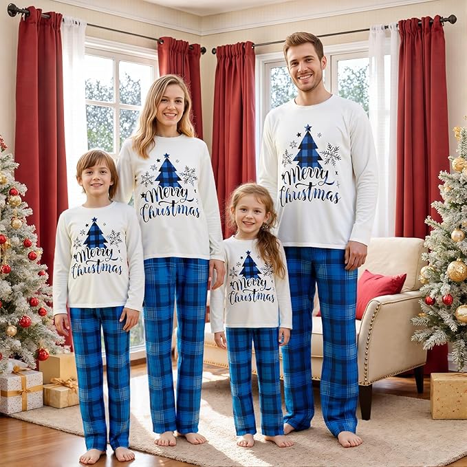 2024 Family Matching Pajamas Sets - Christmas Pjs Sleepwear Outfits for Holiday & Xmas Party