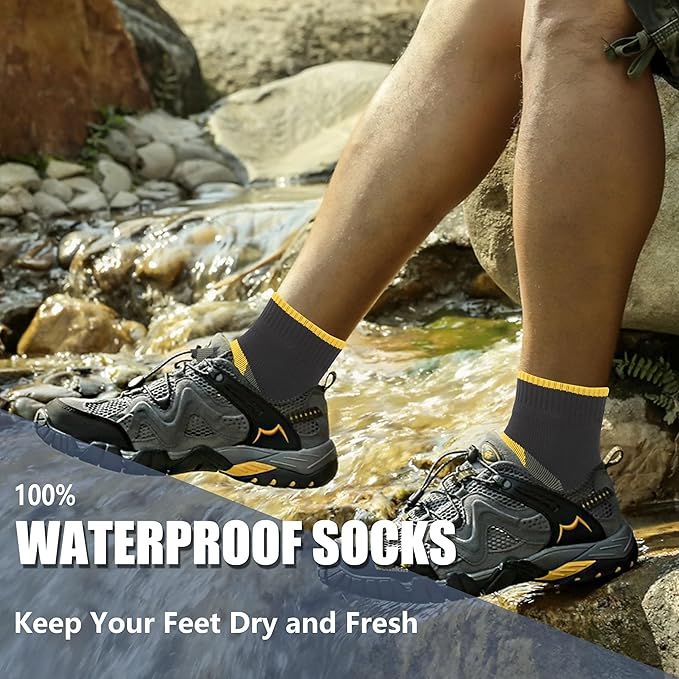 Waterproof Socks Neoprene Unisex Breathable Outdoor Sports Hiking Fishing Wading Crew/Ankle Socks