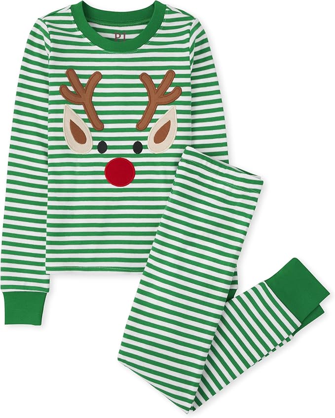 The Children's Place Kids' Holiday Long Sleeve Pajamas
