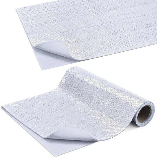 Treela 1 Roll 24 Inch x 1 Yard Heat Resistant Batting for Potholders Insulated Fabric Thermal Lining Batting for Potholders Heat Reflective Fabric