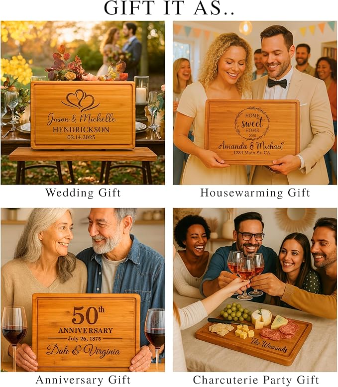 Personalized Grill Cutting Board,Him, Husband, Brother, Boyfriend, Papa, Customized Cutting Board for Grilling, BBQ Gifts from Daughter, Son, Best Step Daddy, Father-in-Law