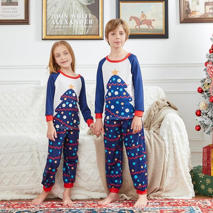 Christmas Pajamas for Family Matching Family Christmas Pajamas Set PJS Holiday Xmas Family Jammies Sleepwear