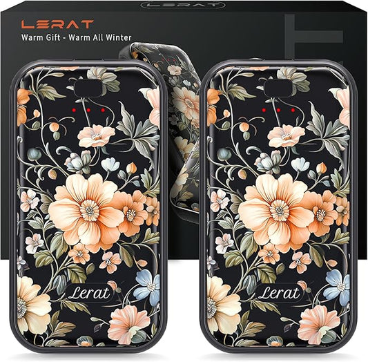 LEART Hand Warmers Rechargeable,2 Pack Electric Hand Warmers,3-Second Fast Heating,3 Heat Settings,Portable & Lightweight Gifts for Women Men,Outdoor,Camping,Hiking,Skiing,Hunting,Travel