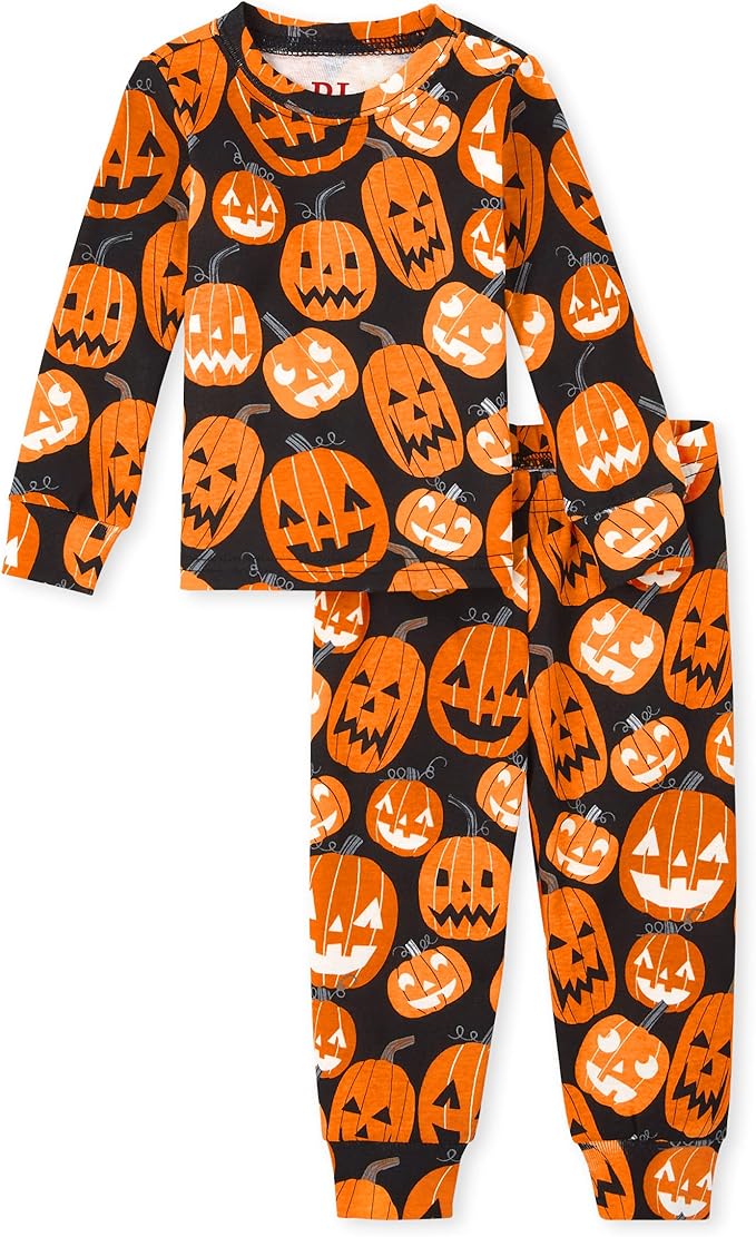 The Children's Place unisex-baby And Kids, Sibling Matching, Holiday Pajama Sets, Cotton